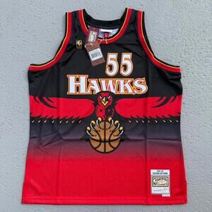 Men’s Mitchell & Ness NBA Swingman Jersey Atlanta Hawks 96 Dikembe Mutombo 2XL
